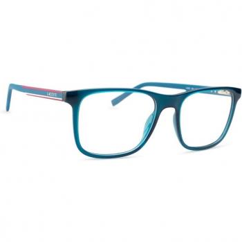 Gafas de Vista Lacoste L2848 Unisex con Montura Completa de Plástico, Color Azul, Tamaño 53mm/18mm/145mm