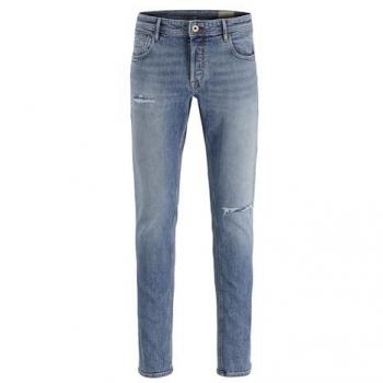 Jack & Jones Slim Fit Destroyed Look Jeans for Men, Blue, Size W33 L32