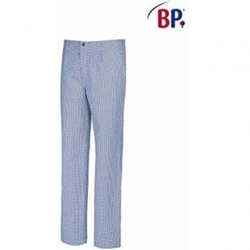 Pantalón de Cocina/Panadero 1353 910 Talla 60, Diseño Hahnentritt Azul/Blanco