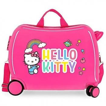 Hello Kitty You Are Cute Maleta Infantil Rosa 50x39x20 cms Rígida ABS Cierre combinación 38L 2,1Kgs 4 Ruedas Equipaje de Mano