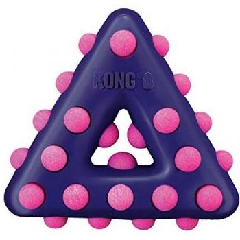 KONG - Dotz Triangle - Juguete mordedor para Perros - Raza Grande