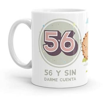 Taza Original Resistente al Microondas y Lavavajillas - 50 Cumpleaños - Diseño Puterful