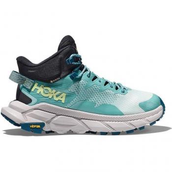 HOKA Women's Trail Code GORE-TEX Hiking Shoes, Blue Glass/Coastal Shade, Size 4.5