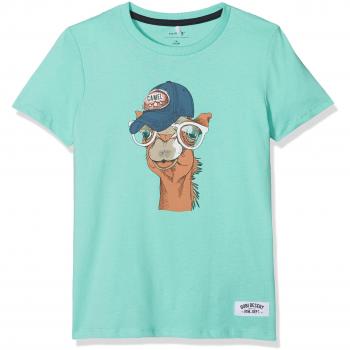 NAME IT Nkmjacob SS Top, Camiseta para Niños, Azul