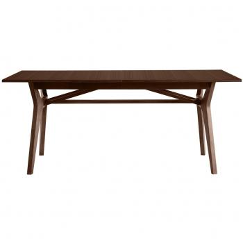Mesa extensible FOSTER de contrachapado de nogal 180-220 cm