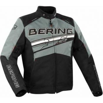 Chaqueta textil para moto Bering Bario Negra/Gris/Blanca Talla 44