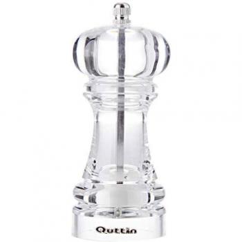 Quttin 56454 Molinillo Pimienta Acrílico,14 cm, Plastico