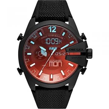 Reloj de Hombre Diesel Mega Chief DZ4548 - Cronógrafo, Acero Inoxidable, Negro, 51 mm