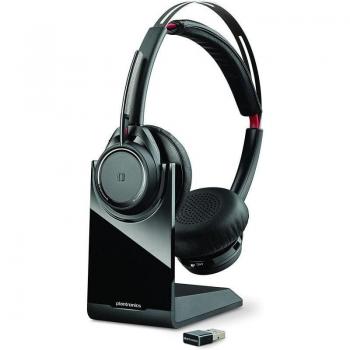 Plantronics Voyager Focus UC B825 Auriculares Bluetooth con Base y Micrófono Integrado