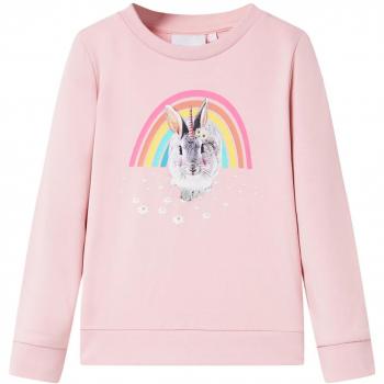 Sudadera infantil rosa claro 92