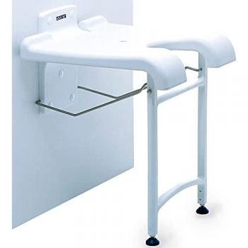 Silla de Ducha Plegable Aquatec Sansibar con Soporte de Pared