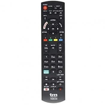 TM Electron TMURC330 Mando a Distancia Universal Compatible con televisores Panasonic, con Botones de Acceso Directo a Plataformas Digitales