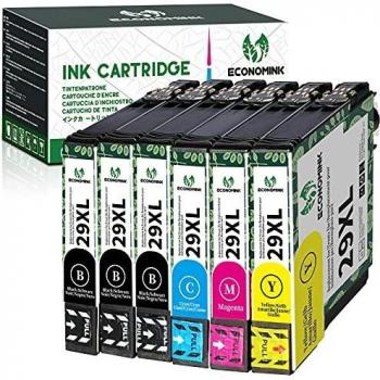 Economink 29XL Compatible para Epson 29 XL Cartuchos de Tinta, para Expression Home XP-255 XP-245 XP-235 XP-247 XP-257 XP-332 XP-335 XP-342 XP-345 XP-352 Impresoras, Pack de 6