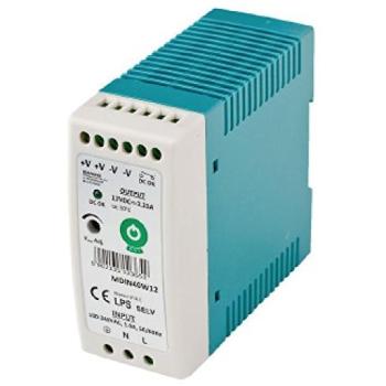 Fuente de Alimentación Conmutada para Riel DIN 60W 24V 2.5A Carcasa Plástica