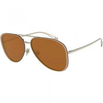 Giorgio Armani 0AR6084 Gafas de sol, Pale Gold, 60 para Mujer