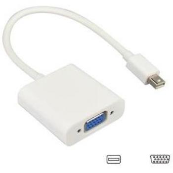 Wentronic Goobay Mini DP/VGA Adaptor mini DisplayPort Blanco - Adaptador para cable