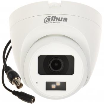 Imou - Cámara híbrida domo HDCVI 2MP con luz dual inteligente y micro integrado de 2.8mm