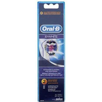 Oral-B Replacement Rechargeable Toothbrush Heads 3D White, 2 each