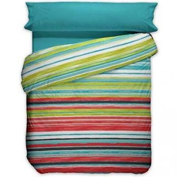 Slora Juego Nórdica Juvenil Edredón, Funda Almohada, Sábana Bajera,