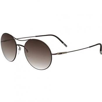 Silhouette Brown Breeze Sunglasses 8694, female, brown, size: ONE SIZE