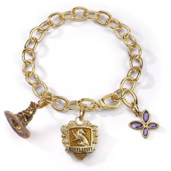 The Noble Collection Lumos Hufflepuff Charm Bracelet