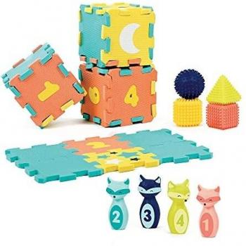 LUDI- Conjunto de Actividades educativas Juguetes de baño, Multicolor