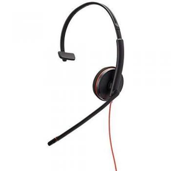Poly Blackwire 3210 Auriculares Alámbricos de Diadema para Oficina/Centro de Llamadas con Conexión USB Tipo A