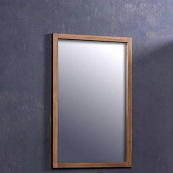 Espejo rectangular de madera maciza de mindi 50x80 cm