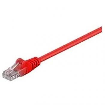 Microconnect B-UTP50025R Cable de Red Rojo 0,25 m Cat5e U/UTP (UTP)