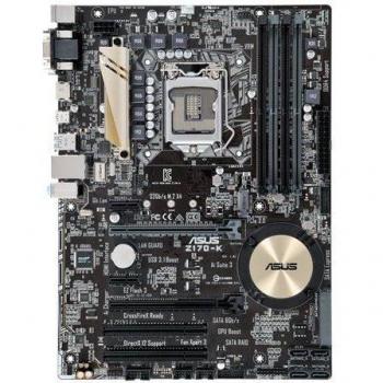ASUS Z170-K - Placa base (DDR4-SDRAM, DIMM, Dual, Intel, Celeron, Core i3, Core i5, Core i7, Pentium, LGA1151)