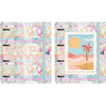 Carpeta de Anillas Oxford Carpeblock Europeanbinder Postcards A4+ Tapa Extradura Lomo 45 mm Anillas 4D x 35 mm con Recambio Cuadriculado 5x5,