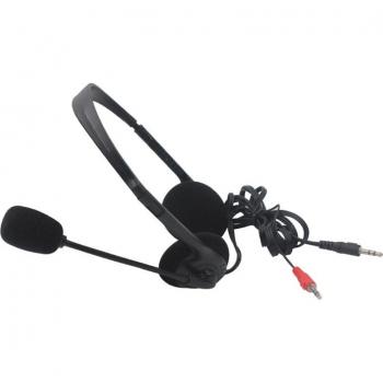 Auriculares Estéreo con Cable de 3,5mm y Cancelación de Ruido, con Micrófono y Diadema Ajustable para Ordenador y Portátil