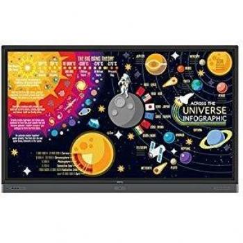 Monitor Educativo Interactivo BenQ RP8601K 86 4K UHD Multi-touch Negro