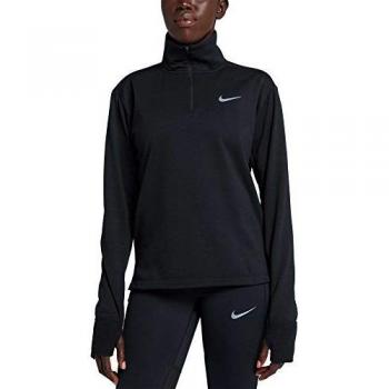 Nike W NK THRMASPHR ELMNT Top HZ2.0 Long Sleeved t-Shirt, Mujer, Black, M