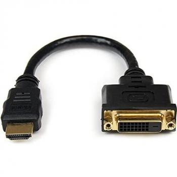StarTech.com 8-Inch HDMI Male to DVI-D Female Video Cable Adapter