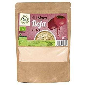 SOLNATURAL MACA ROJA EN Polvo Bio 200 g, No aplicable