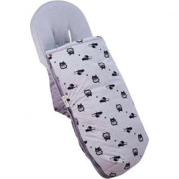 Saco Universal de Algodón Jyoko para Cochecito y Silla de Paseo - Impermeable y Aislamiento Térmico, modelo Robot Space