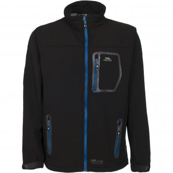 Trespass Amherst Softshell Chaqueta, Hombre, Negro