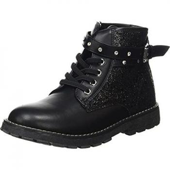 Chicco Tronchetto Celisa, Botas Cortas al Tobillo Niñas, Negro, 28 EU