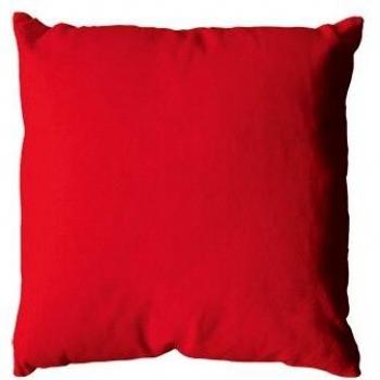 Cojín Rojo de Poliéster Desmontable 40x40 cm