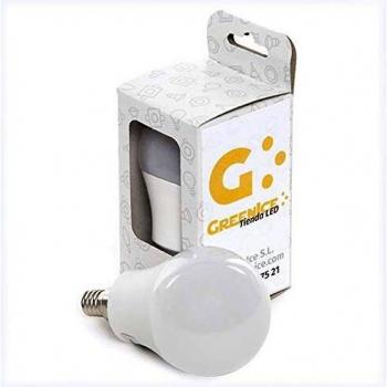 Greenice | Bombilla de LEDs 2835SMD E14 7W 520Lm 30.000H Estuche Personalizado | Blanco Frío