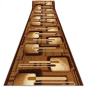 Alfombra de Pasillo BCF Malina Marrón 120x280 cm