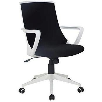 HOMCOM Silla de Escritorio y Oficina Juvenil Silla de Ordenador Ergonómica con Altura Ajustable y Tejido de Malla 59x61x93-103cm