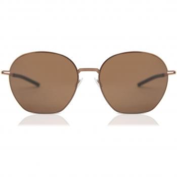 Ic! Berlin Kusi Shinny Copper Women's Sunglasses Gold Size 54