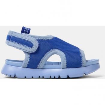 CAMPER Oruga - Sandals for First Walkers - Blue, Size 23, Cotton Fabric