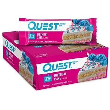 Quest Nutrition Quest Bars Birthday Cake - 12 Barras