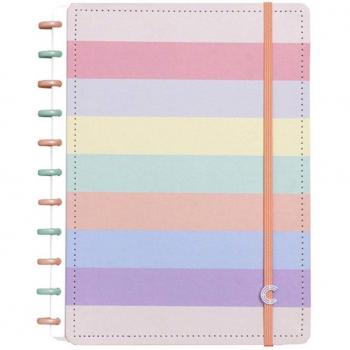 Cuaderno inteligente grande tonos pastel arcoiris 280x215 mm