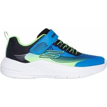 Skechers Microspec Advance Blue/Green Boys' Sneakers Size 28