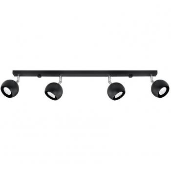 Aplique de techo OCULARE 4L GU10 negro