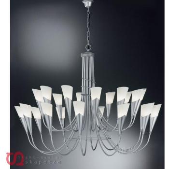 Lámpara de Araña CAMPAGNOLA 24 Luces Plata